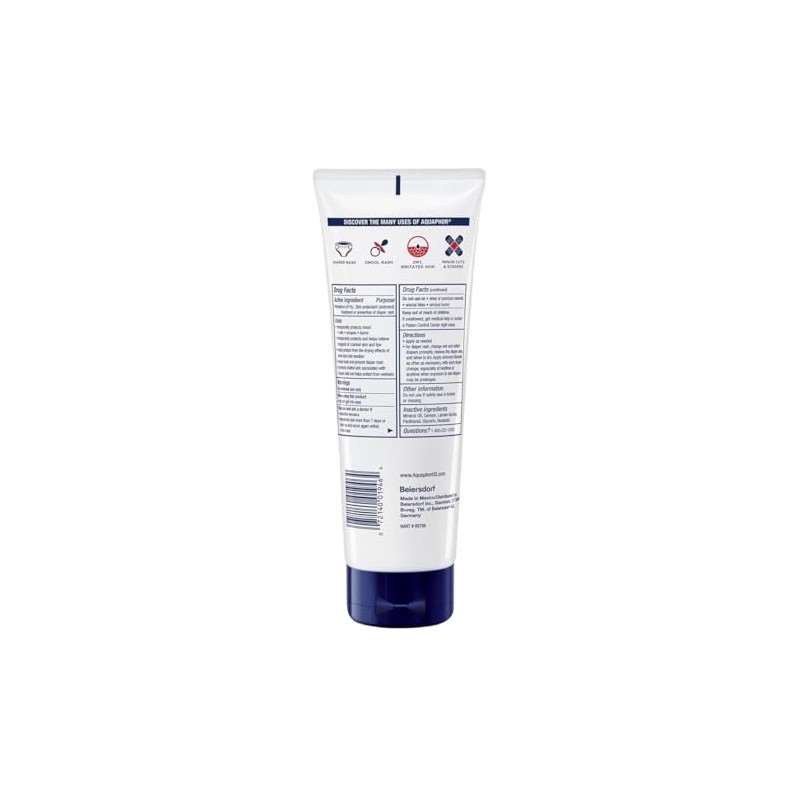Aquaphor Baby Healing Ointment Advanced Therapy 7 Ounce Tube (Pack