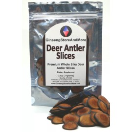 Ginseng Store And More Deer Antler Slices | Antler Velvet | Sika Deer Antler | Lu Rong | 鹿茸 | AAA