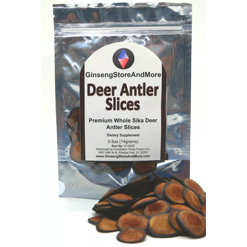 Ginseng Store And More Deer Antler Slices | Antler Velvet
