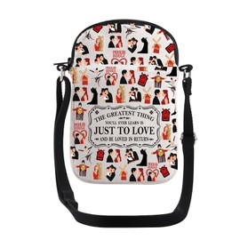 JYTAPP Moulin Musical Comedy Lover Crossbody Bag The Greatest Thing Just to Love and Be Loved in Return Broadway Gifts