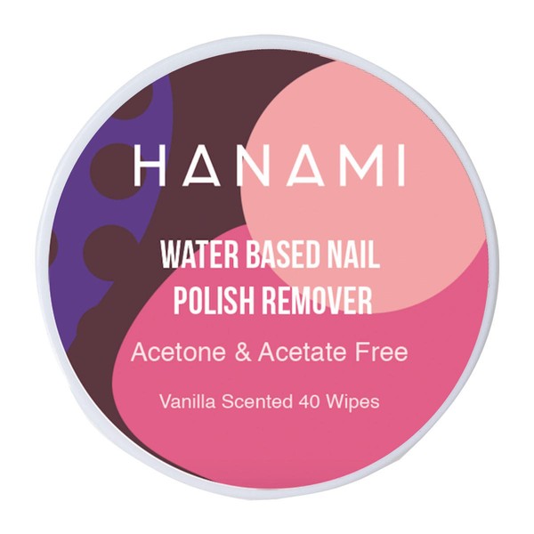 Hanami Water Based Nail Polish Remover Wipes - Each