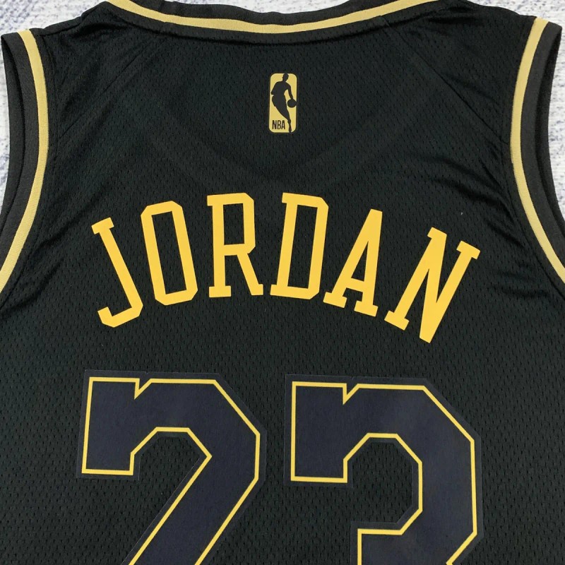 Jersey Aniversario Chicago Bulls Michael Jorda Negro
