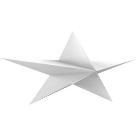 Ekena Millwork ROSC080X040AUSUF 8" W x 4" H x 5/8" P Jumbo Austin Star Rosette, White