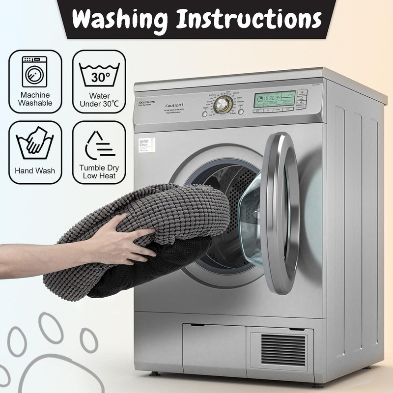 HOME ARCHIVE Soft Pet Bed for Small Dogs with Attached