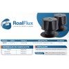 ROALFLUX 36207, Manerales para Regadera, Metálicos, Color Negro, Set de