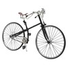 Retro Bicycle Model Retro Style 1:10 Scale Detachable Durable Metal