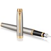 Parker IM Premium Fountain Pen | Brushed Metal with Gold