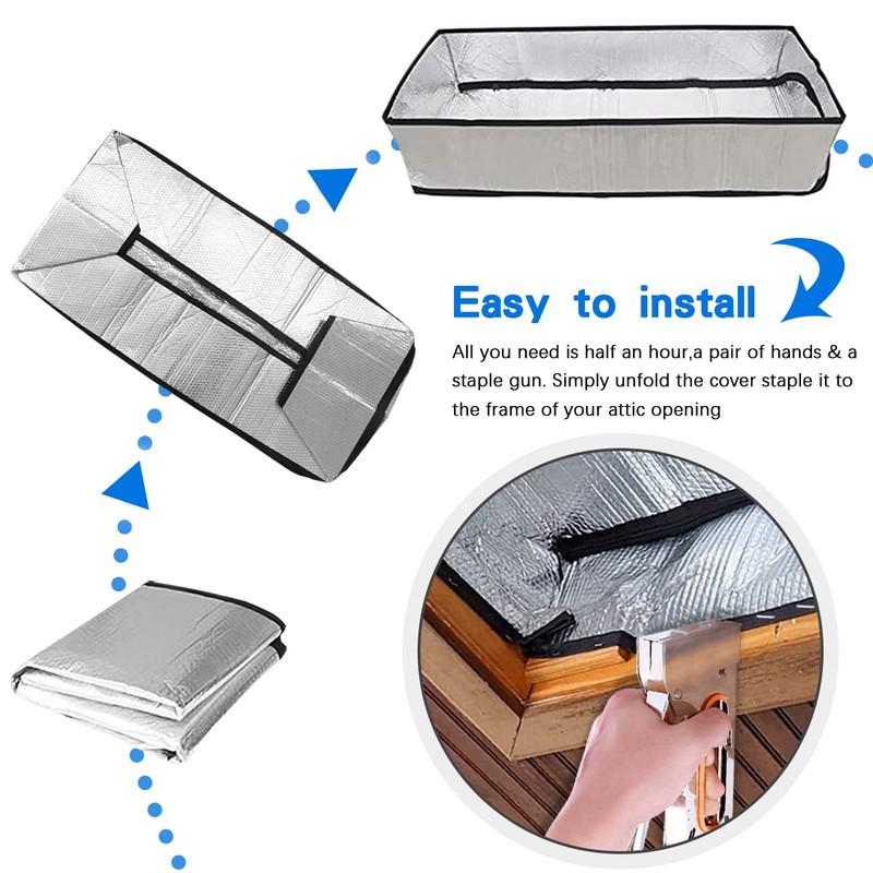 Storystore Attic Door Insulation Cover 25" x 54" x 11"-