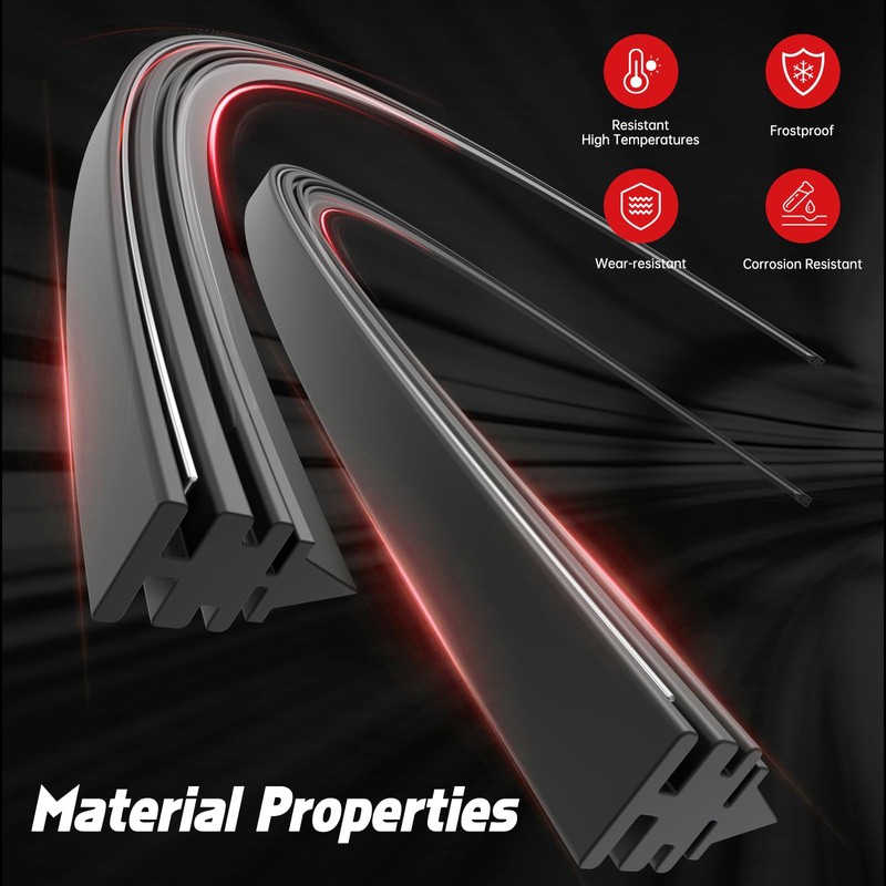 OTUAYAUTO Rear Wiper Arm Blade Set - Replacement for Chrysler