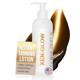 Loción Autobronceadora Oscura – Autobronceador Sin Sol De Oliva Para Rostro Y Cuerpo – Bronceado Artificial Hidratante Sin Vetas Con Vitamina E C Y Aloe – Autobronceador Oscuro Incl