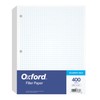 Oxford Filler Paper, 8-1/2" x 11", 4 x 4 Graph