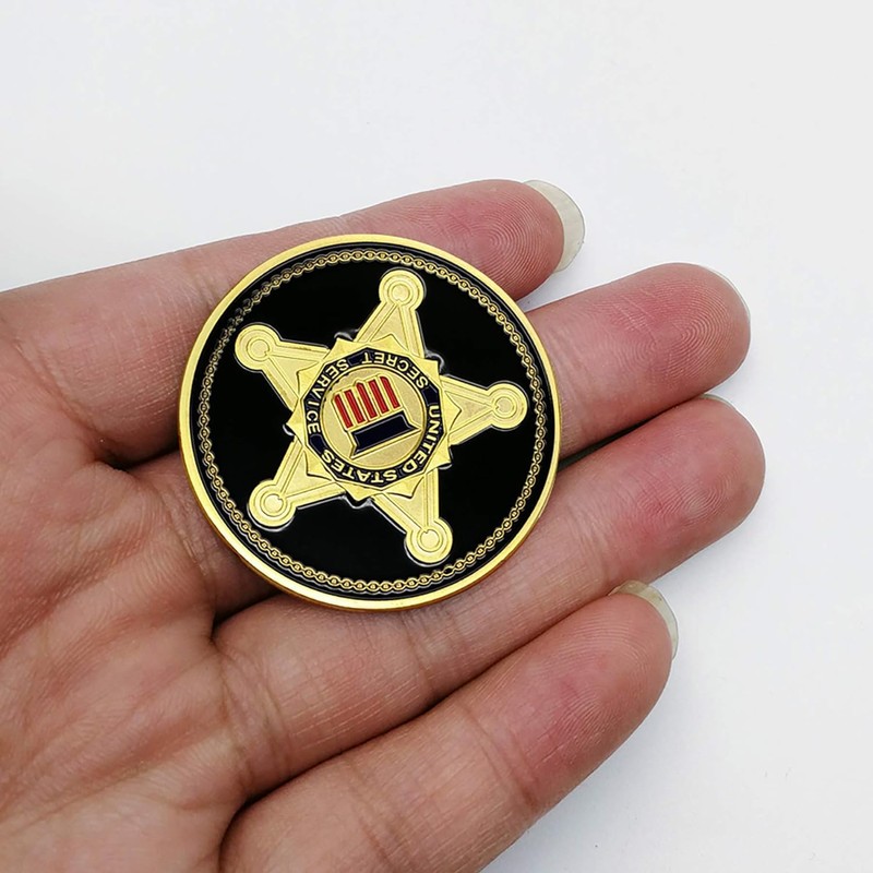 US Secret Service Challenge Coin Counter Assault Team Collectible Coin
