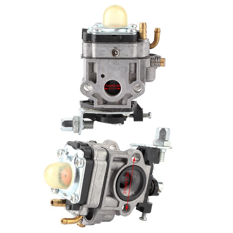 MUNEFE Motorized Bike Carburetor, Hedge Trimmer Carburetor Replacement Parts, 2