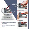 WORKPRO Staple Gun, 6-in-1, Manual Brad Nailer with 4000 Counts