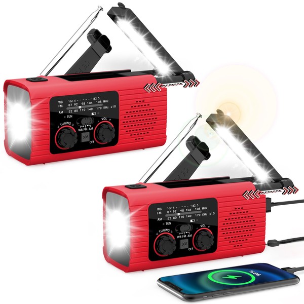 NITIGO Emergency Weather Radio NOAA AM FM Radio with 4000mAh