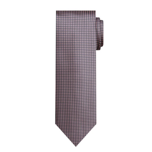 Jacob Alexander Men's Woven Dotted Squares Pattern Slim 2.5 inch