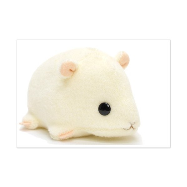 動物ぬいぐるみ手芸キット: アニマル倶楽部 ハムスター 白