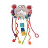Pull String Interactive Toy Plastic Colorful Pulling Toy for Visual