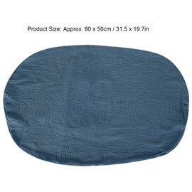 Greensen Tragbare Neugeborenen -Liegeabdeckung Abnehmbares Schlupfcover für Babyliegestütze, Waschbarer Säuglingsabdeckung für Babyparty (Denimblau)