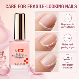 Nail Hardener Extra Strong And Growth, Nail Strengthener for Weak Nails