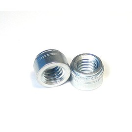 S-0616-1ZI Penn Engineering Self-Clinching Pem Nuts, Types S, Thread Size.375-16 (3/8-16), Thread Code 0616, Hole Size in Sheet .500 in, Heat Treated Carbon Steel, Zinc Plated Finish, (Quantity 100)