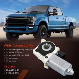 80-03129-90 Step Running Board Motor Kit Electric Side, Replacement for AMP Research Motor, Compatible with GM, Dodge, Hummer Electric Steps Replace# A10049-113