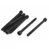 M5 x 70mm 12.9 Alloy Steel Hex Socket Head Cap Screws Bolts Black 8pcs