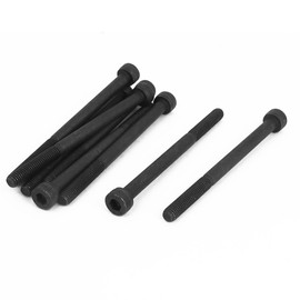 M5 x 70mm 12.9 Alloy Steel Hex Socket Head Cap Screws Bolts Black 8pcs
