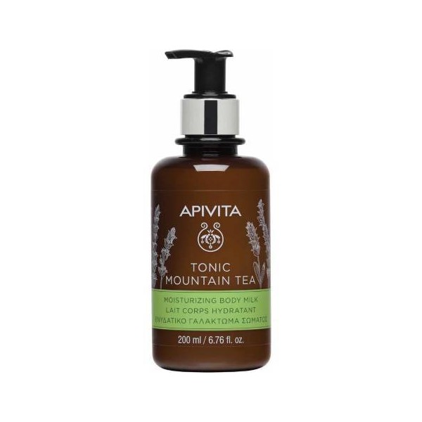 Apivita Moisturizing Body Milk Tonic Mountain Tea, 200ml