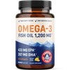 Triple Strength Omega 3 Fish Oil 1200 mg | EPA