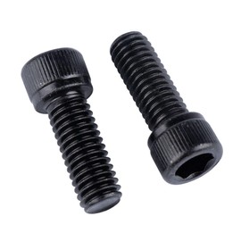 VAMUOEFL 5/16-18 x 1" Socket Head Cap Screws Bolts Black Finish,304 Stainless Steel 18-8, Allen Hex Drive, Full Machine Thread, 10Pcs