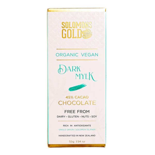 Solomons Gold Dark Mylk 45% Cacao Chocolate - 55gm