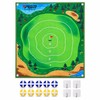 PGM DJD040 Golf Chipping Practice Target Mat with 10 Velcro