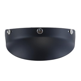 Removable Helmet Visor, Universal Black Visor with 3 Snaps, Open Helmets for Motorcycle Bikes