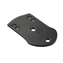 Jay-Pee Police Citation Bar and Badge Holder Two Bars Genuine Leather Black