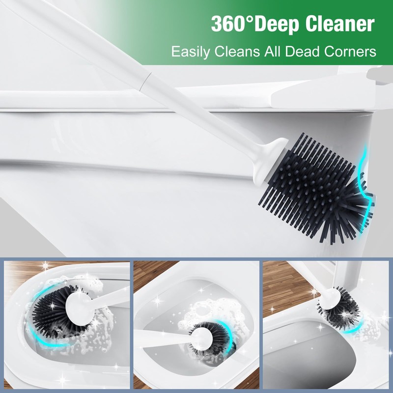 Lefree, 2 in 1 Toilet Brush and Plunger Set with