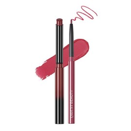 Matte Lipstick & Lip Liner Makeup Set for Music Festival Makeup, 2 Counts/set Long Lasting Natural Color Flawless Tinted Lip Balm, Lip Crayon, Lightweight Moisturizing Lip Care Lipgloss Cosmetic Kit, Makeup, Lip Stain, Lipliner, Deep Pink:_Rust Red_2 counts