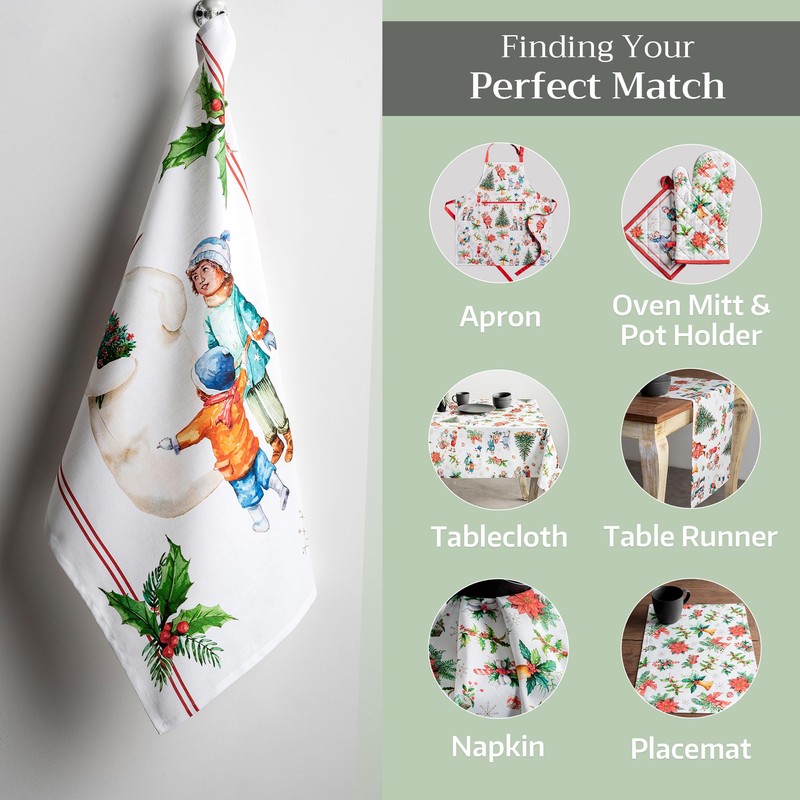 Maison d' Hermine Chromo 100% Cotton Set of 3 Multi-Purpose