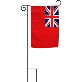 12x18 12"x18" British Red Ensign Sleeved w/Garden Stand Flag