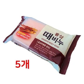 [MEJ16573_62_62] 5 Red Ginseng Soap Soap Facial Cleansing Soap / [MEJ16573_62_62]홍삼 5개 비누 비누 세안비누 세수비누