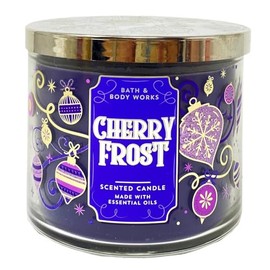 Bath and Body Work Cherry Frost 3-Wick Scented Candle - 14.5 oz / 411 g
