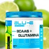 Bcaas Glutamina Blu-e 500g 25 Servicios Varios Sabores