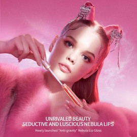 zeesea Lip Gloss,Unrivaled Beauty, Seductive and Luscious Nebula Lips,Newly Launched Anti-gravity Nebula Lip Glaze