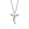 Engelsrufer Women's Necklace Made of Sterling Silver with Angel Pendant,