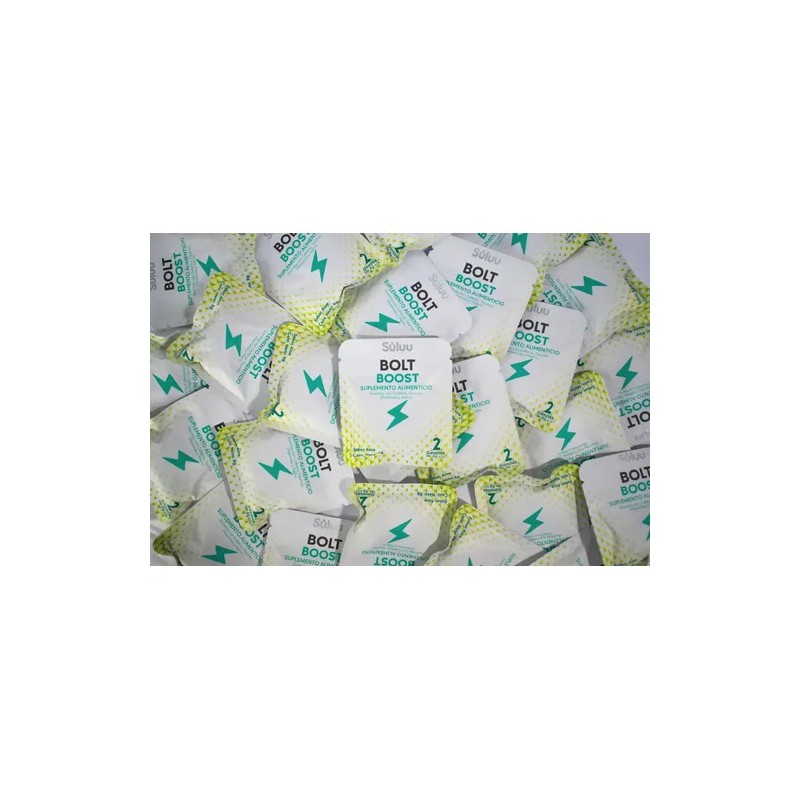 20 Sobres Gomitas Energéticas Suplemento Energizante Cafeína Sabor Aloe