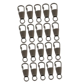 Operitacx 20pcs Pull Tab Zip Pull Parts Zipper Pull Replacement Zipper Pull Repair Jacket Zippers Zipper Repair Kit Zipper Charm Boots Leather Jacket Metal
