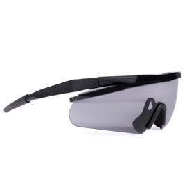 Eclipse Optics Safety Glasses - Shooting Glasses (ANSI Z87.1+ and CE Certified), UV400 Rated, TR90 Frame, Interchangeable Lenses, Lightweight, Shatter Resistant Eye Protection (Black)