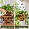 Coconut Brown Hanging Planter Basket for Indoor & Outdoor Plants