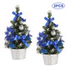 Mini Christmas Tree Artificial Small Xmas Tree Tabletop Desk Decorations