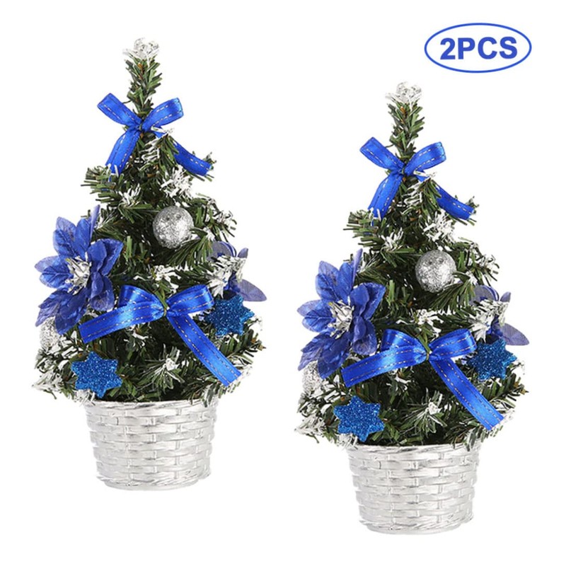 Mini Christmas Tree Artificial Small Xmas Tree Tabletop Desk Decorations